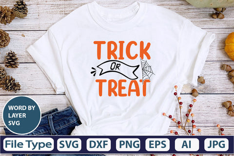 Trick Or Treat SVG Cut File SVG DesignPlante 503 