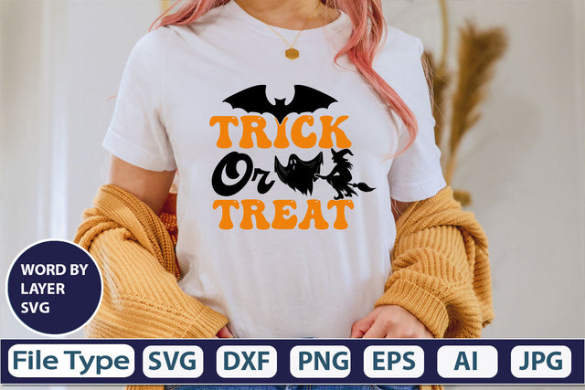 Trick Or Treat SVG Cut File SVG DesignPlante 503 