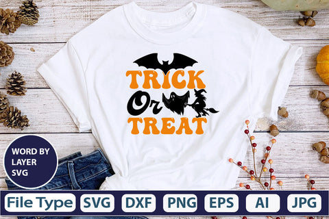 Trick Or Treat SVG Cut File SVG DesignPlante 503 