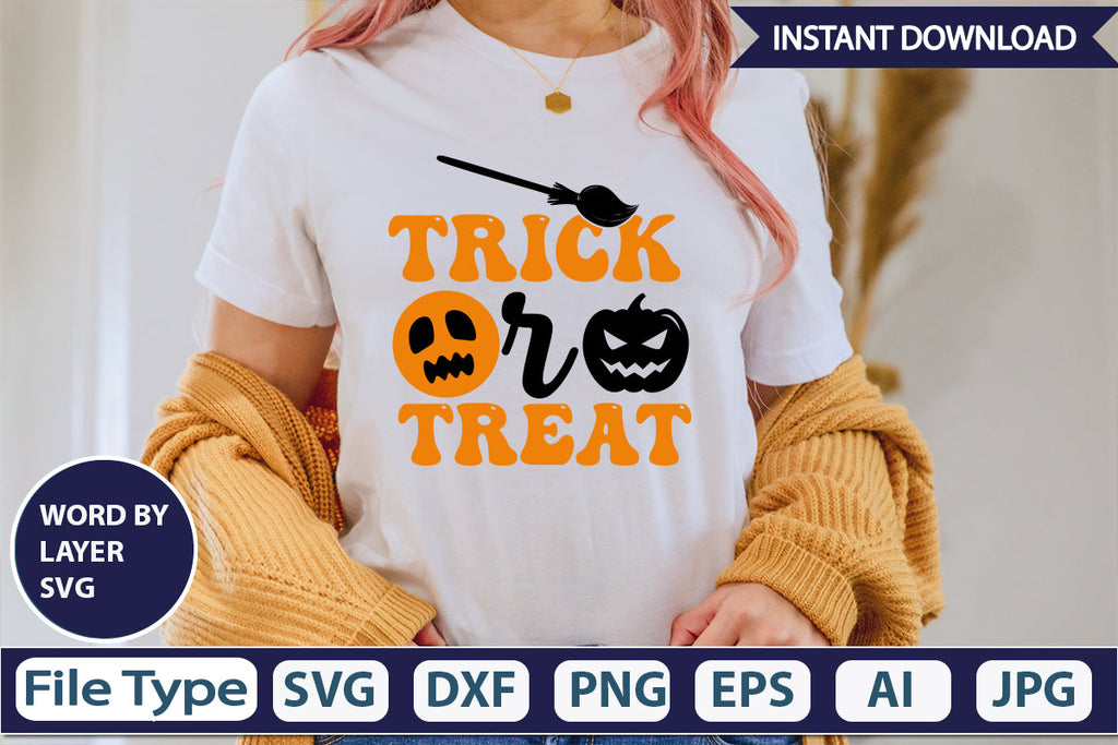 Trick Or Treat SVG Cut File - So Fontsy