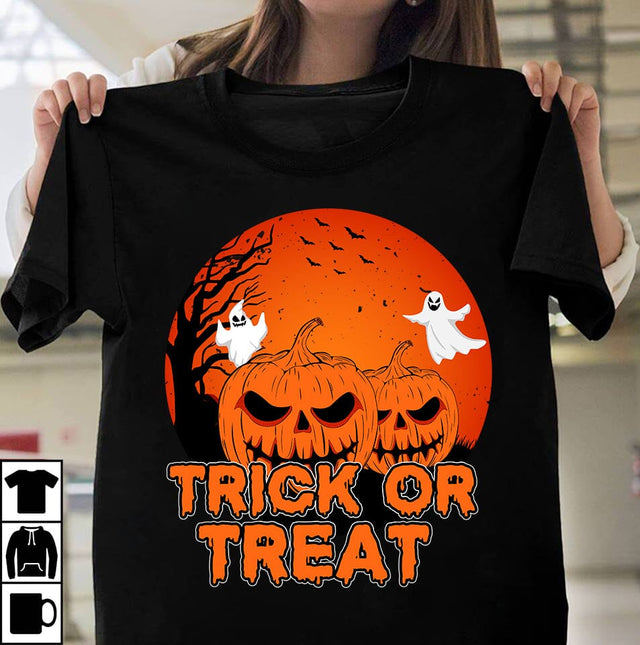 Trick or Treat SVG Cut File, Trick or Treat Sublimation Design, Halloween SVG bundle, Halloween Quotes SVG ,Halloween SVG Sublimation Design, Trick or Treat SVG SVG BlackCatsMedia 