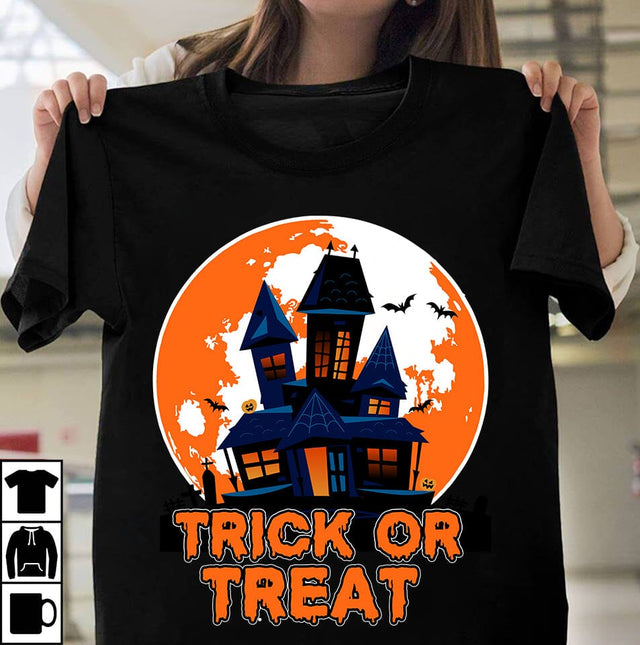 Trick or Treat SVG Cut File, Trick or Treat Sublimation Design, Halloween SVG bundle, Halloween Quotes SVG ,Halloween SVG Sublimation Design, Trick or Treat SVG SVG BlackCatsMedia 