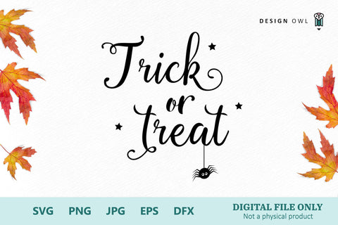 Trick or Treat SVG Design Owl 