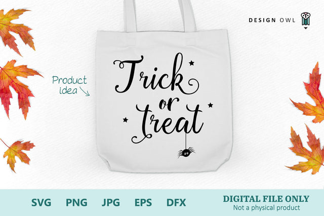 Trick or Treat SVG Design Owl 