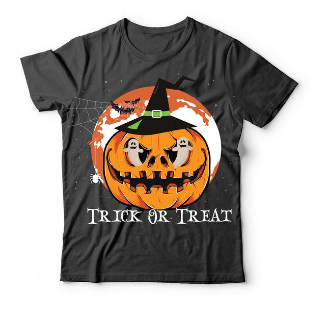 Trick or Treat SVG Design , Trick or Treat T-Shirt Design SVG BlackCatsMedia 