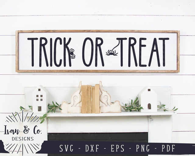 Trick or Treat SVG Files | Halloween SVG | Fall SVG | Farmhouse SVG | Commercial Use | Cricut | Silhouette | Cut Files () SVG Ivan & Co. Designs 