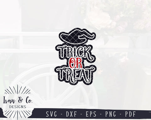 Trick or Treat SVG Files | Witch Hat Svg | Halloween Svg | Fall Svg | Farmhouse Svg | Commercial Use | Digital Cut Files (1254726804) SVG Ivan & Co. Designs 