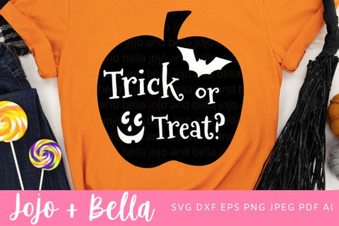 Trick or Treat SVG - Halloween SVG - Pumpkin Svg - Halloween Shirt Svg, Svg files for Cricut, Sublimation Designs Downloads SVG Jojo&Bella 