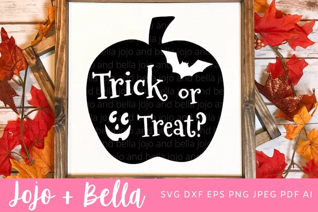 Trick or Treat SVG - Halloween SVG - Pumpkin Svg - Halloween Shirt Svg, Svg files for Cricut, Sublimation Designs Downloads SVG Jojo&Bella 