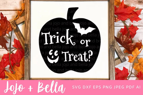 Trick or Treat SVG - Halloween SVG - Pumpkin Svg - Halloween Shirt Svg, Svg files for Cricut, Sublimation Designs Downloads SVG Jojo&Bella 