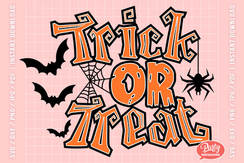 TRICK OR TREAT SVG | Halloween SVG SVG Partypantaloons 