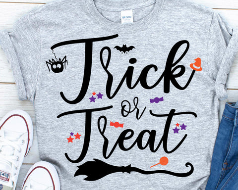 Trick or Treat SVG - Kids Halloween SVG - So Fontsy