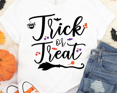 Trick or Treat SVG - Kids Halloween SVG SVG She Shed Craft Store 