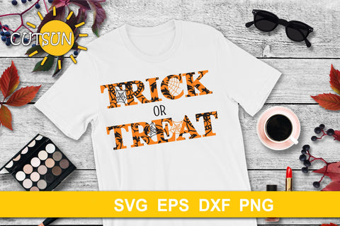 Trick Or Treat SVG | Trick Or Treat Floral | Halloween svg SVG CutsunSVG 