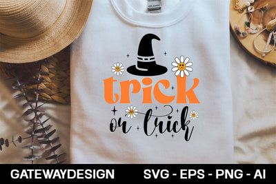 Trick Or Trick retro svg design SVG designmaster24 