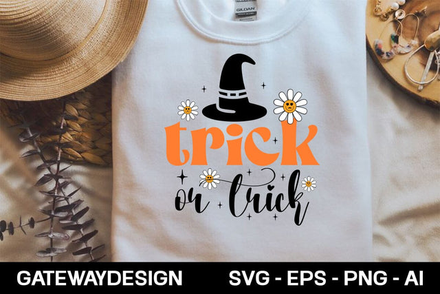 Trick Or Trick retro svg design SVG designmaster24 