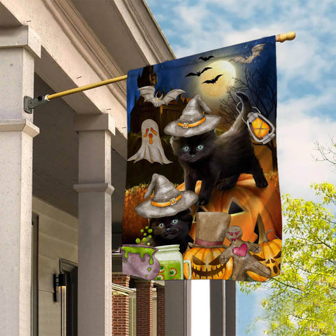 Tricky Treats Garden Flag - 12x18 Garden Flag Sublimation Design Download PNG File Instant Download Sublimation CaldwellArt 