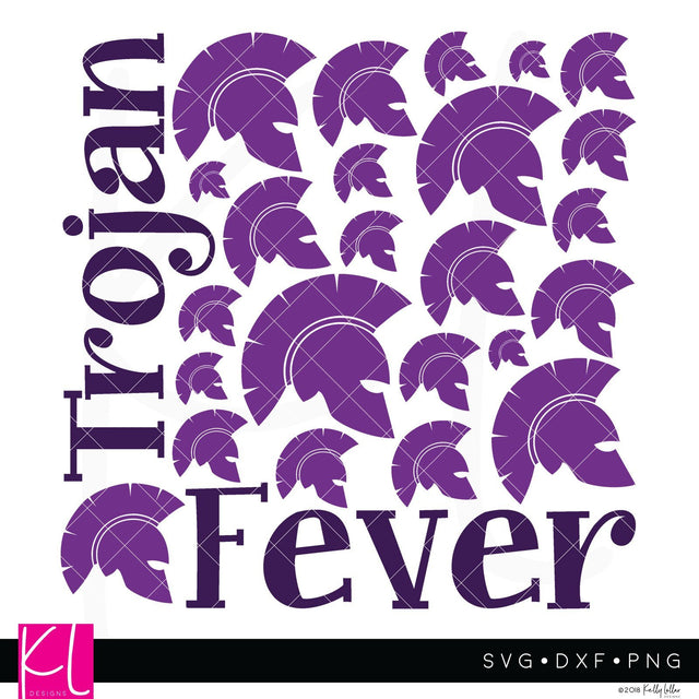 Trojan Fever SVG Kelly Lollar Designs 