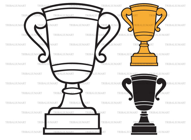 Trophy cup SVG TribaliumArtSF 