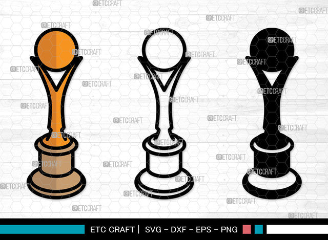 Trophy Icons Color, Trophy Svg, Champion Trophy Svg, Trophys, Award Trophy, Trophy Bundle, Icon Bundle, Svg Cut File, Dxf, Eps, Png, SVG ETC Craft 