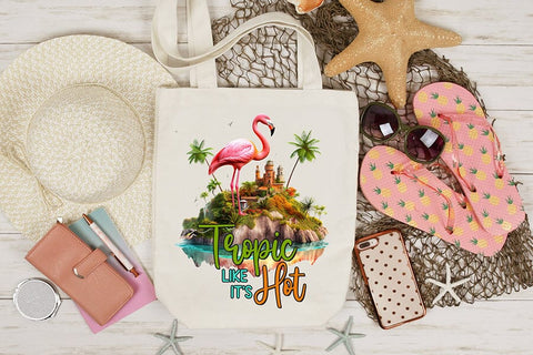 Tropic Like It's Hot PNG Sublimation Design Sublimation CraftLabSVG 