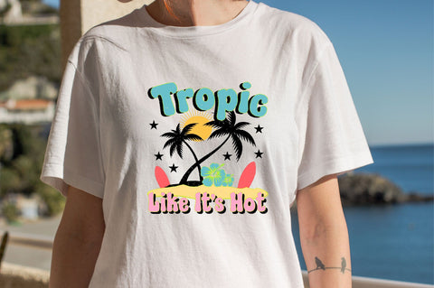 Tropic Like It's Hot Sublimation SVGArt 