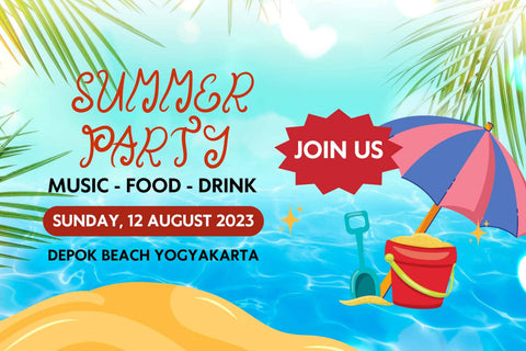 Tropical Beach Font Prasetya Letter 