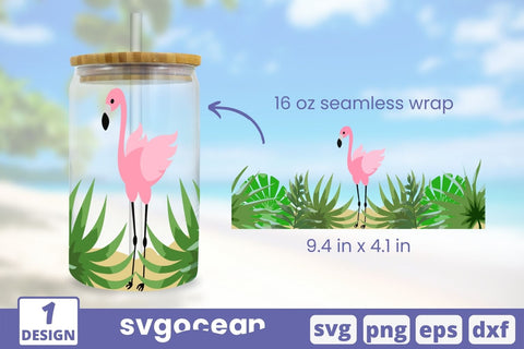 Tropical Can Glass Wrap SVG SVG SvgOcean 
