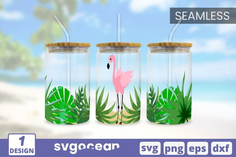 Tropical Can Glass Wrap SVG SVG SvgOcean 
