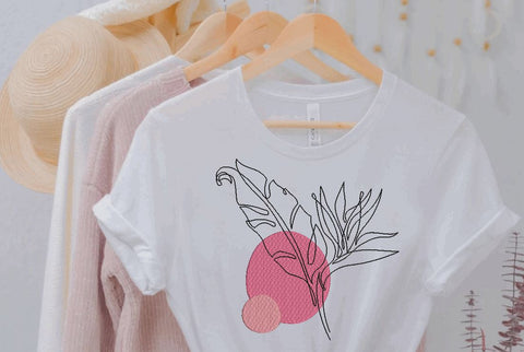 Tropical Flower 11 Machine Embroidery Design Embroidery/Applique DESIGNS Canada Embroidery 