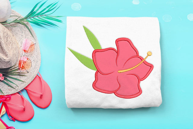 Tropical Flower Applique Embroidery Embroidery/Applique DESIGNS Designed by Geeks 