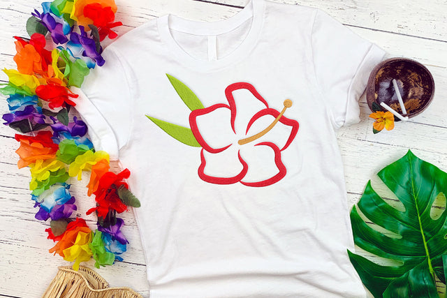 Tropical Flower Embroidery Design Embroidery/Applique DESIGNS Designed by Geeks 