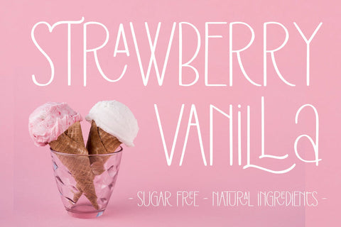 Tropical Freezer Font Abo Daniel Studio 