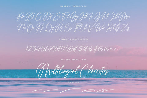 Tropical Harmony Modern Calligraphy Font Font Balpirick 