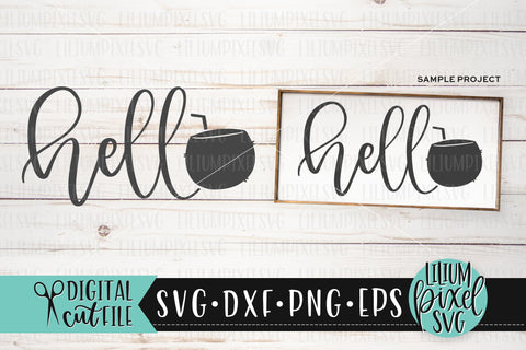 Tropical Hello Coconut Drink - Summer SVG SVG Lilium Pixel SVG 