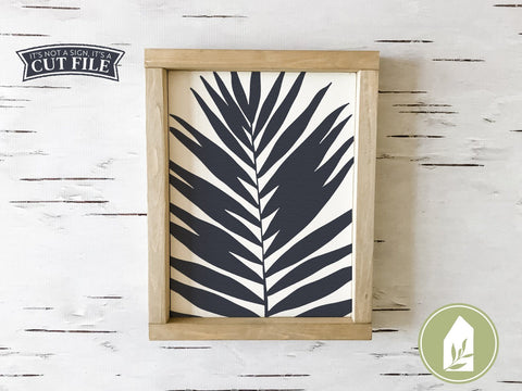 Tropical Leaf SVG | Botanical SVG | Farmhouse Sign Design SVG LilleJuniper 
