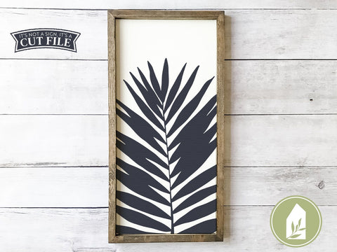 Tropical Leaf SVG | Botanical SVG | Farmhouse Sign Design SVG LilleJuniper 