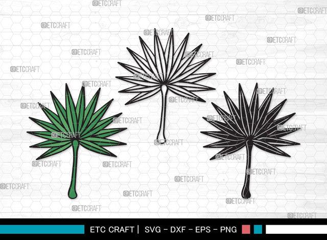 Tropical Leaf SVG | Tropical Leaves Svg | Monstera Leaf Svg | Palm Leaf Vector Cutting files | Tropical Leaf Clipart SVG ETC Craft 