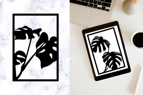 Tropical Leave Wall Decor SVG Bundle SVG Regulrcrative 