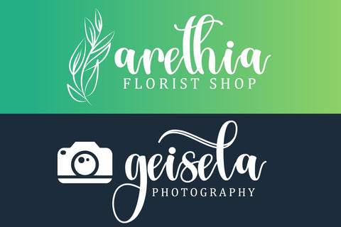 Tropical Leaves Font Sakha Design Studio 