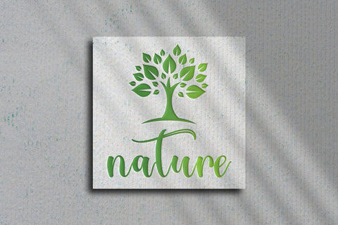 Tropical Leaves Font Sakha Design Studio 