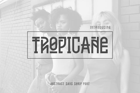 Tropicane - Unique Font Font Arterfak Project 