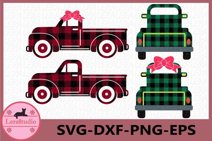 Truck Buffalo Plaid Svg SVG Lerastudio 