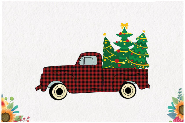 Truck Christmas Sublimation Sublimation Jagonath Roy 
