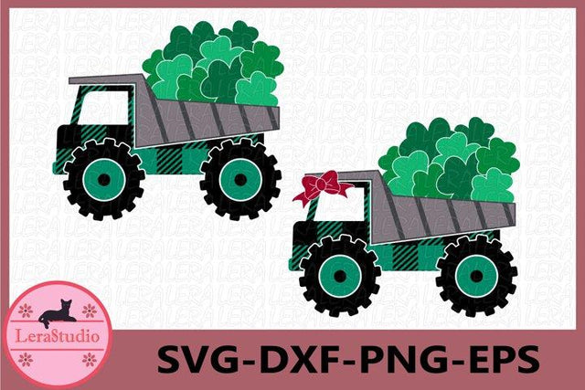 Truck Clover Svg SVG Lerastudio 