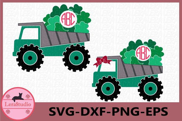 Truck Clover Svg SVG Lerastudio 
