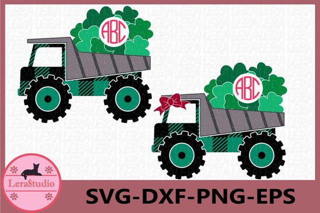Truck Clover Svg SVG Lerastudio 