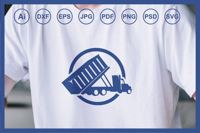 Truck design illustration SVG Leamsign Studio 