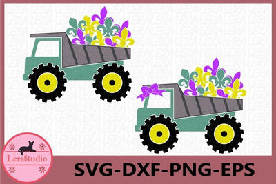 Truck fleur de lis Svg SVG Lerastudio 