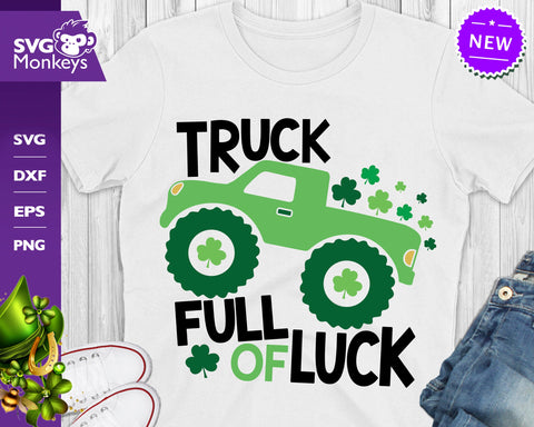 Truck Full Of Luck, St. Patrick's Day Svg SVG SvgMonkeys 